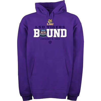 NEW adidas LSU Tigers Mens BCS National Championship Bowl Bound