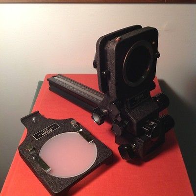 Nikon PB 6M Macro Copy Stand and Nikon PB 6 Bellows Very Rare Mint