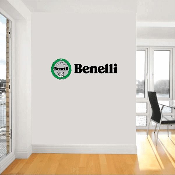 Benelli Motorsport Racing Wall Sticker Decor Decoration interior 24