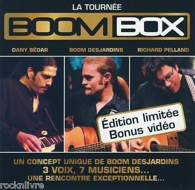 CD + DVD La Tournée Boombox DANY BÉDARD, BOOM DESJARDINS, RICHARD