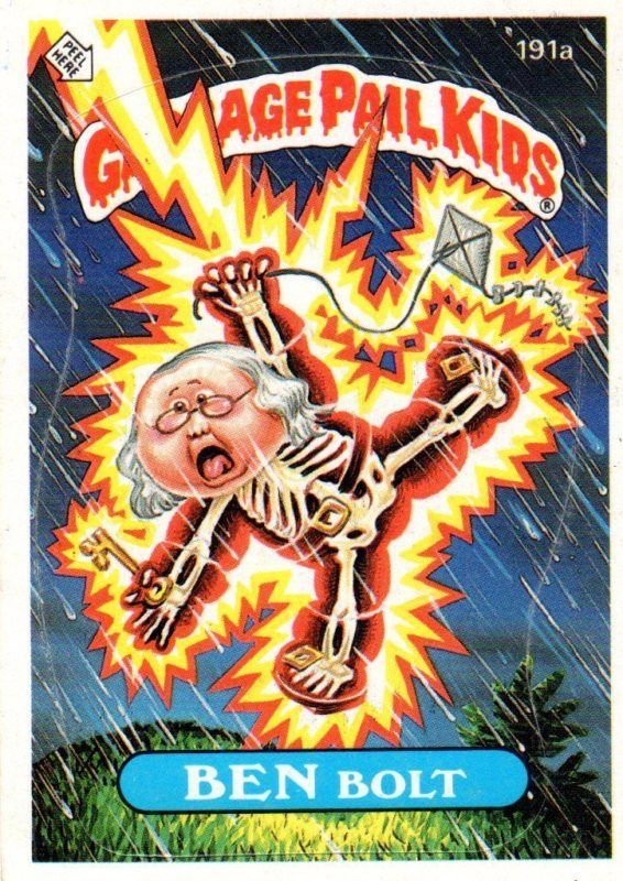 Garbage Pail Kids SERIES 5 BEN BOLT 191A