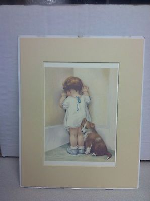 Bessie Pease Gutmann Print In Disgrace Matte Print