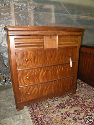 FREE SHIP ANTIQUE WALNUT BEDROOM FURNITURE DRESSER CHEST