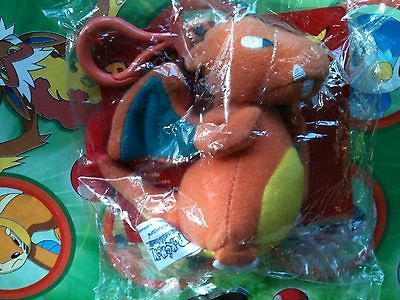 Pokemon Plush Charizard backpack clip Zipper Pull figure Stuffed Doll