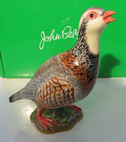 BESWICK Ceramic Birds 2010   FRENCH PARTRIDGE CALLING