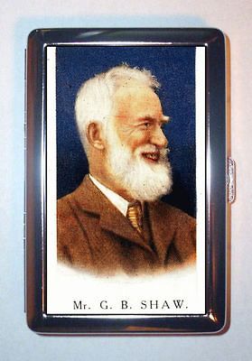 GEORGE BERNARD SHAW 1927 RETRO CIGARETTE CARD Cigarette Case, ID