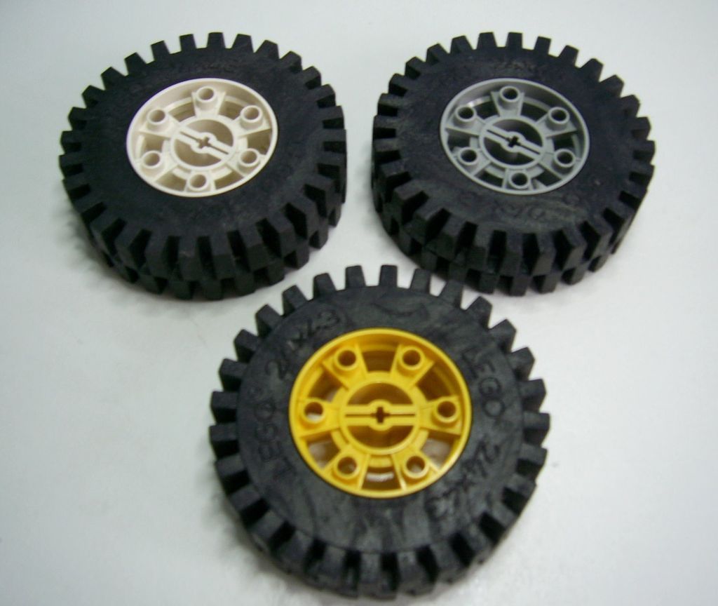 Lego Technic Wheel With Black Tyre 24 x 43 Part 3739c01