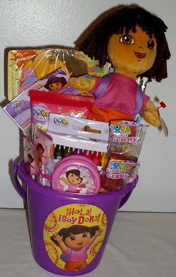 DORA THE EXPLORER BIRTHDAY GIFT SANDPAIL PLUSH TOYS FUN BATH ITEMS