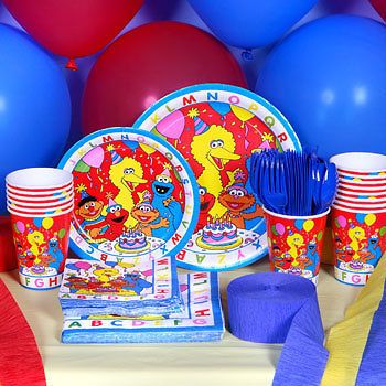 Sesame Street ABC Big Birds ELMO Birthday Party Supply Choices   U