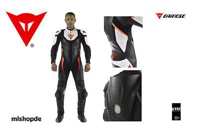 NEW   DAINESE AVRO PRO 1 PIECE MEN SUIT   NERO BIANCO ROSSO   SIZE 56