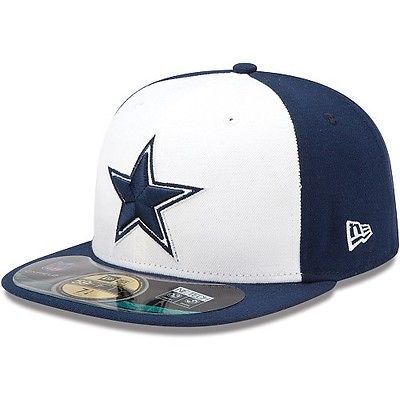 DALLAS COWBOYS STAR NFL NEW ERA 59FIFTY SIDELINE ON FIELD HAT CAP