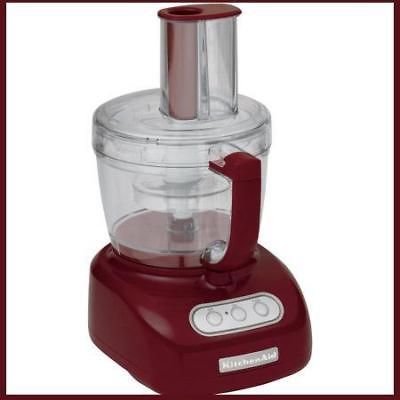 Big Size Large KitchenAid 12 Cup Food Processor KFP750gc glos Dark Red