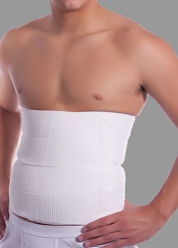 Post Surgery Abdominal Binder (Unisex) Binder with 2 Split Panels 12