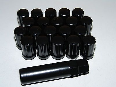 Black Lug Nuts,Spline ,Rota,Motegi,BBS,Wheel Locks,JDM,Tuner,12X1.5