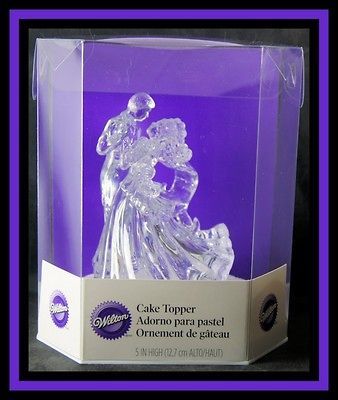 NEW Wilton ***BIANCA   Clear Acrylic Figurine*** Cake Topper NIP