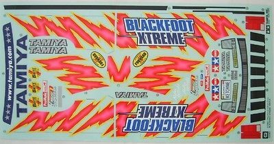 STICKERS Blackfoot Xtreme Model 58312 Monster Truck Decal Sheet