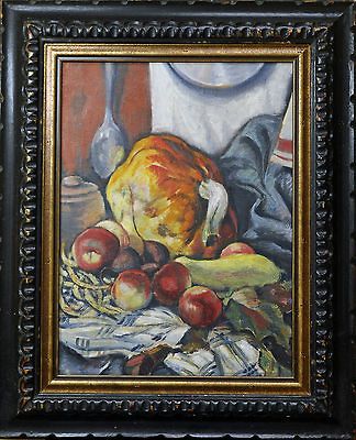 Marion D. Harris still life, vintage oil listed artist excellent