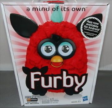 FURBY   ROOSTER CHERRY RED HOT AND BLACK   BRAND NEW IN BOX UK