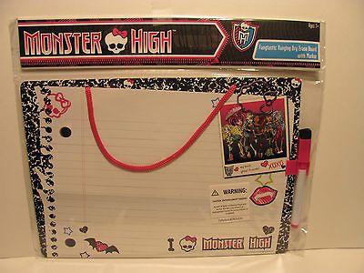 High Fangtastic Hanging Dry Erase notebook board with marker *NEW