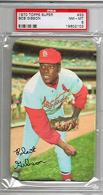 1970 Topps Super Bob Gibson #33 PSA NM MT 8 P137