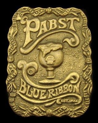 NOS** VINTAGE 1970s ***PABST BLUE RIBBON*** OLD STYLE EST. 1844 BEER