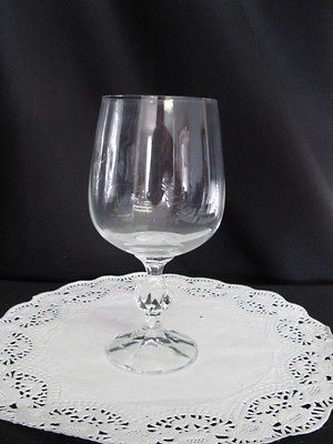 CLAUDIA BY IMPORT ASSOCIATES BOHEMIA CRYSTAL 12oz WINE GOBLET