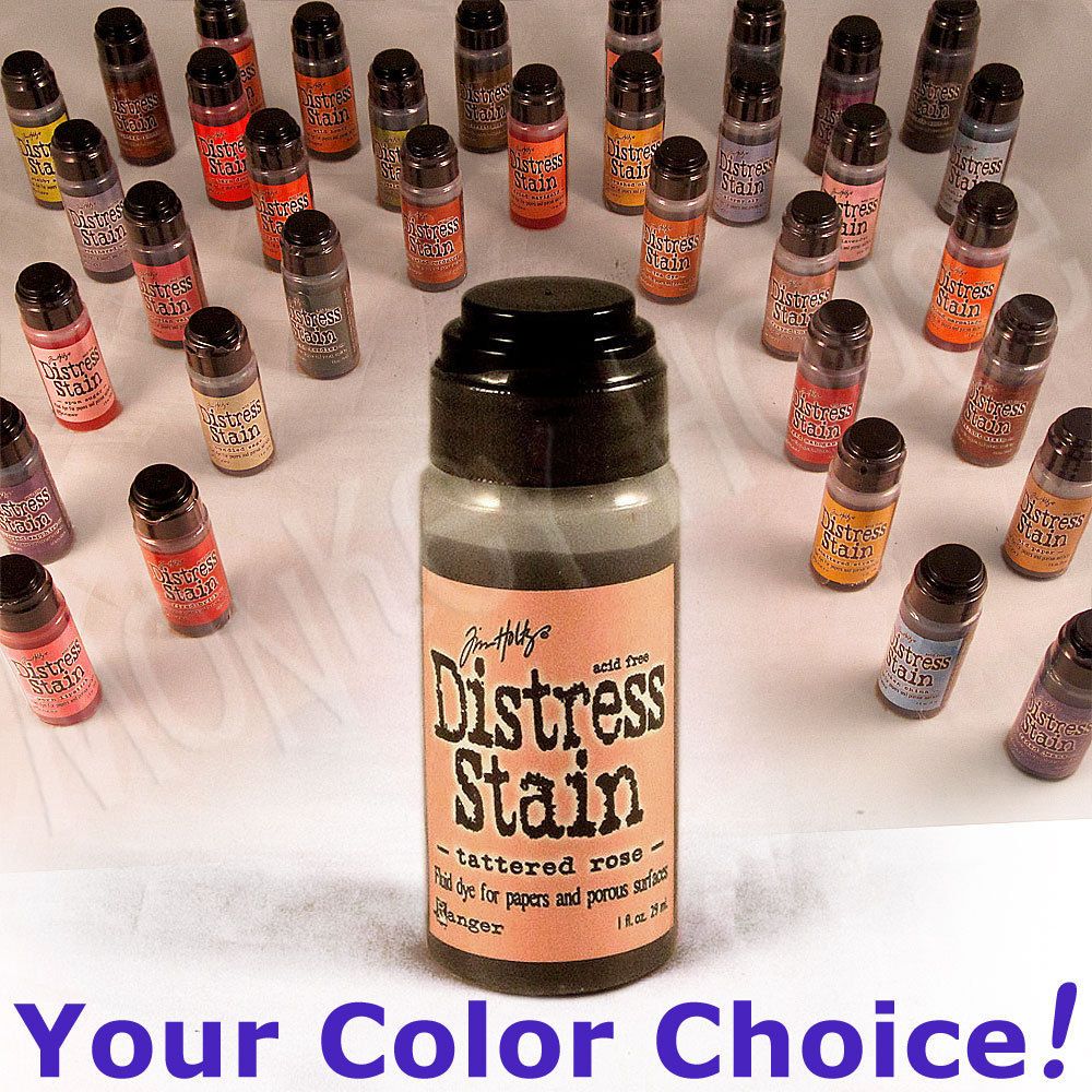 dye STAIN Tim Holtz COLORS P   Z ink dauber bottle Ranger antiquing