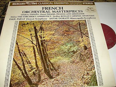 HEAR# MERCURY SRW 18009 FRENCH ORCHESTRAL PARAY DORATI STEREO LP