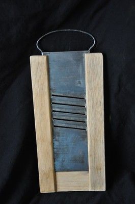 Vtg Metal Slaw Kraut Cabbage Slicer Board Bluffton OH