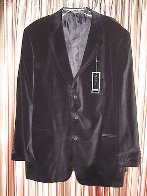 ZAGATO SIGNATURE COLLECTION BLAZER SPORTCOAT SZ 50L BLACK