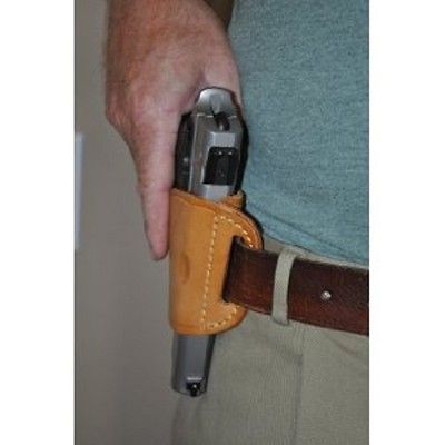 TAN LEATHER BELTSLIDE HOLSTER FOR RUGER MARK lll 22