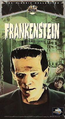 FRANKENSTEIN (THE RESTORED VERSION VHS 1997) BORIS KARLOFF