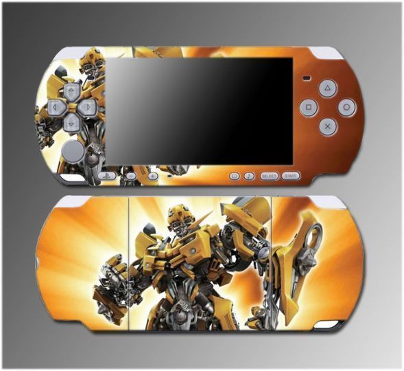 Bumblebee Camaro Autobots Video Game Skin 10 for Sony PSP Slim 3000