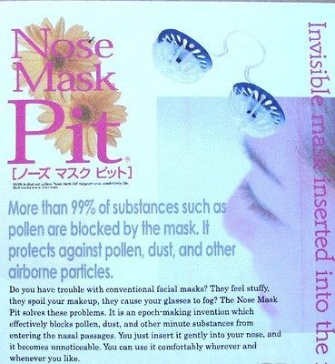 Nose Mask Pit Small Size Nasal filter Allergy Free