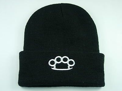 Hat 328 Beanie Ski Brass Knuckles Fighting Cap Hat Pop High End Style