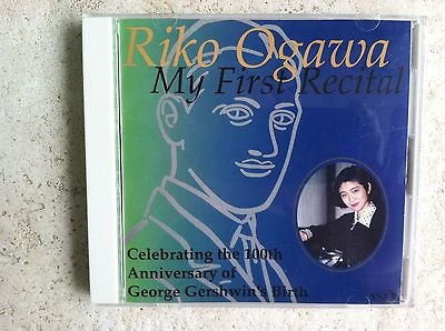 SIGNED riko ogawa MY FIRST RECITAL george gershwin birth JAZZ japan