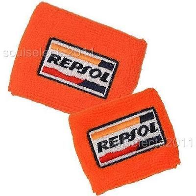 REPSOL HONDA BRAKE / CLUTCH RESERVOIR SOCK COVER SET RC51 RVT CBR