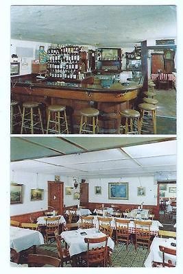 CENTERTON NJ   YE OLD CENTERTON INN 2 INTERIOR VIEWS POST CARD #2344