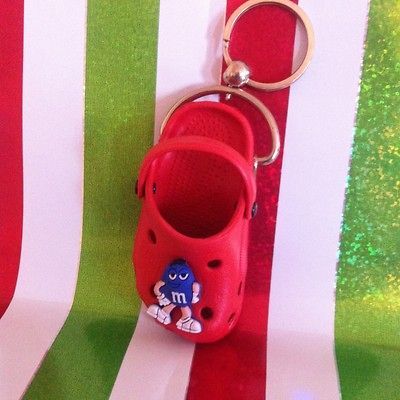 Shoe Charms Fit Crocs Jibbitz W/ Crocs Clog Keychain