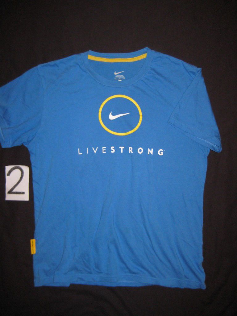 Livestrong tshirt * * RARE * * (Small) Blue SUPER SOFT Running