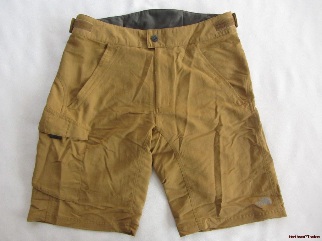 FACE Mens Bracket SHORTS $80 Mountain Bike Biking PADDED M MED Brown