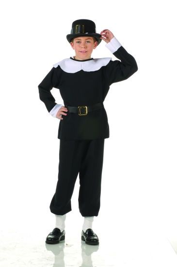 BOY COSTUME PURITAN PIONEER THANKSGIVING HOLIDAYS CHILD COSTUMES 90067