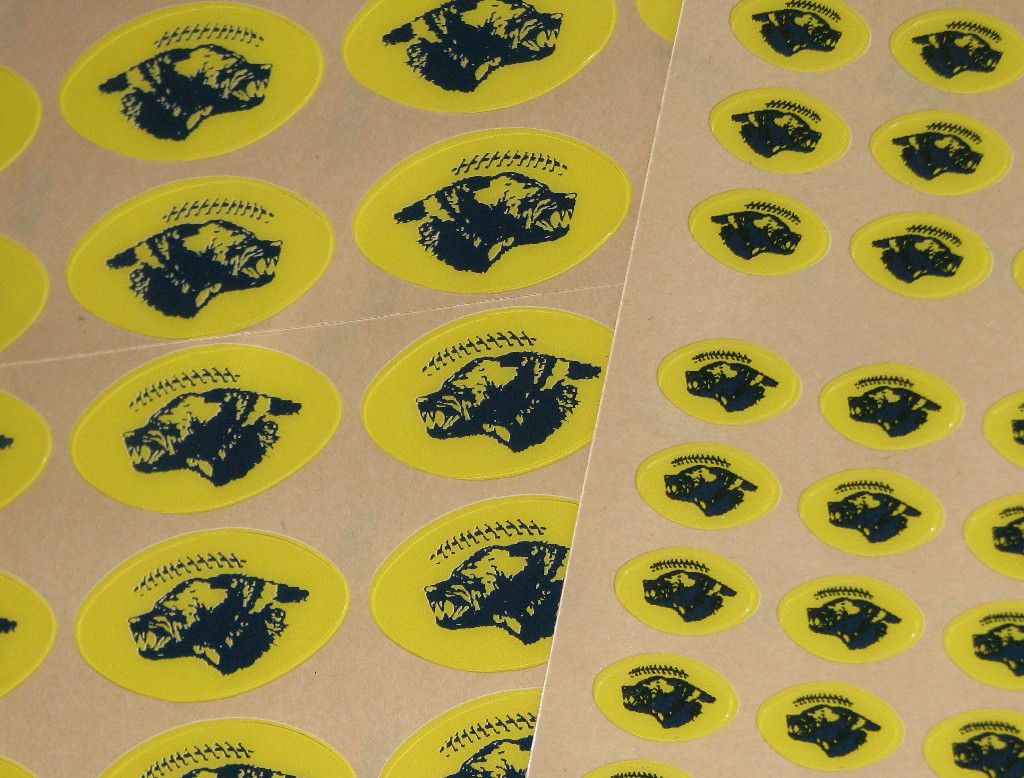 MICHIGAN Football Helmet Awards Decals Full or Mini Size