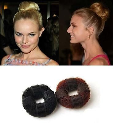 Styler Maker Tool Donut Styling Bun Ring Shaper Former Sponge 3 Colors