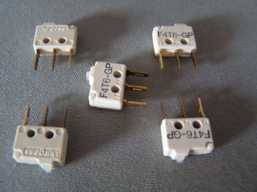 Burgess F4T6 GP Microswitch 5A Push Button 5pcs V5P