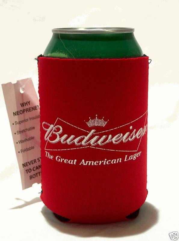 Neoprene Collapsible Can Koozie The Great American Lager New Bud