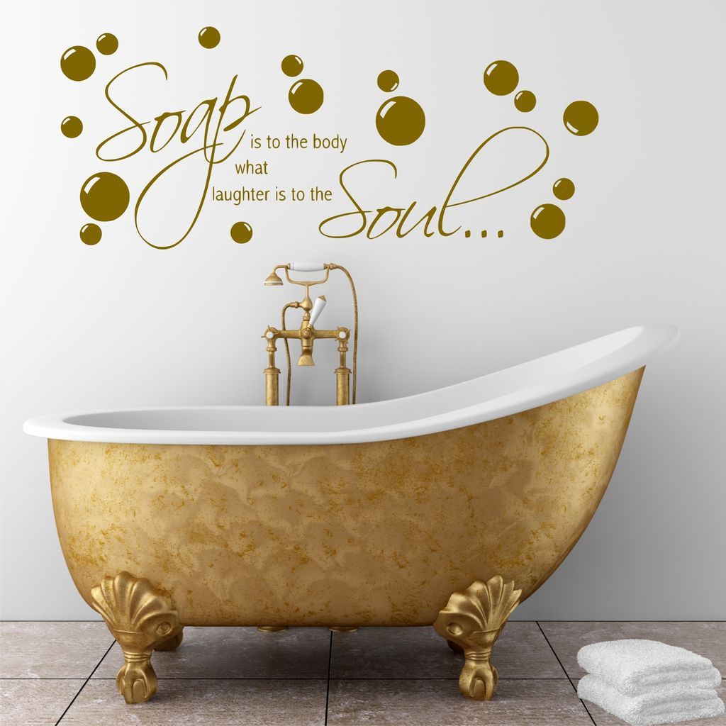 Bathroom Bubbles 27 Wall Stickers Stencil Art Circle Mural Decal