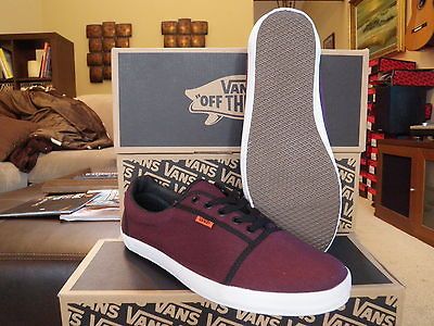 Vans Surplus US 11.5 EU 45 Burgundy Canvas E Street Era 106 Rata Srpls