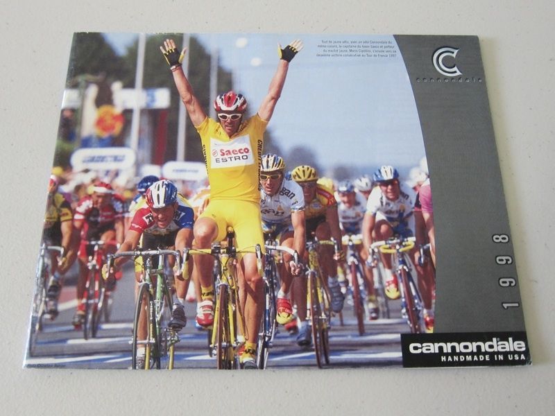 Cannondale 1998 catalog saeco volvo   missing pages