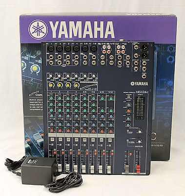 Yamaha MG124C MG Series 12 Input 4 Bus Mixer with Single knob